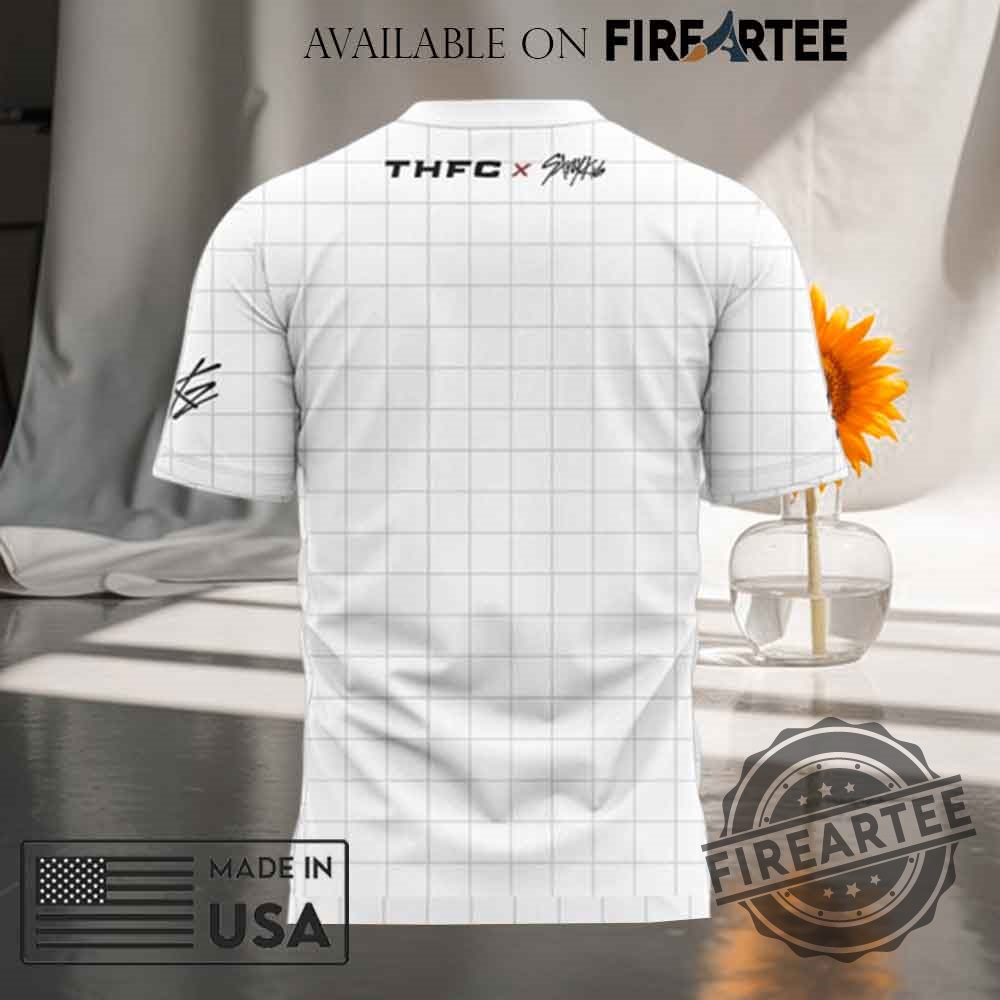 Tottenham Hotspur Collab With Stray Kids White Tshirt 7 Tottenham Hotspur Collab With Stray Kids White T-Shirt