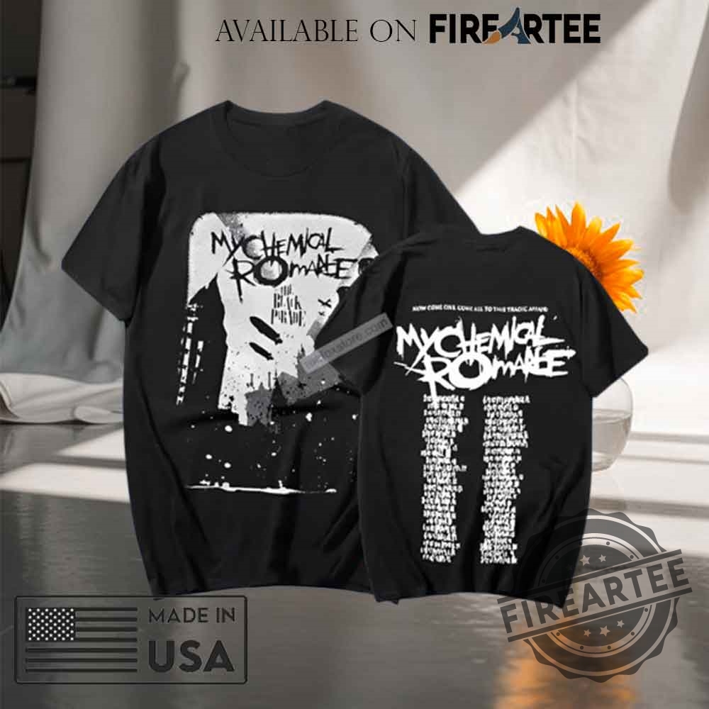 "Must-Have 2025 T-Shirts: Lynyrd Skynyrd, Tottenham, Yungblud, Bad Bunny" 9 My Chemical Romance The Black Parade Tour 2025 Concert Tshirt