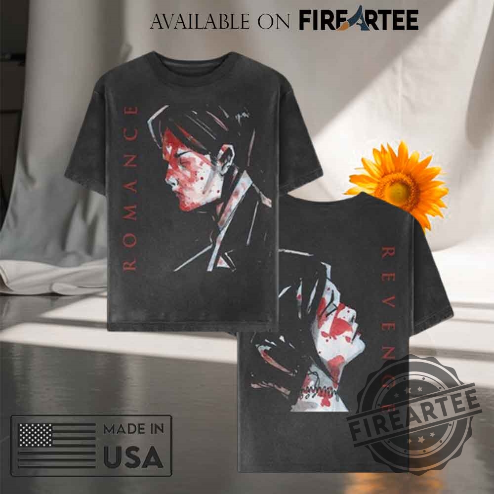"Must-Have 2025 T-Shirts: Lynyrd Skynyrd, Tottenham, Yungblud, Bad Bunny" 10 Romance Revenge Tshirt Dark Grey Graphic Tee