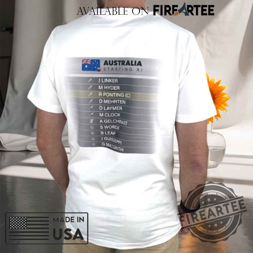 2005 Starting Xi Tshirt 6 2005 STARTING XI T-shirt