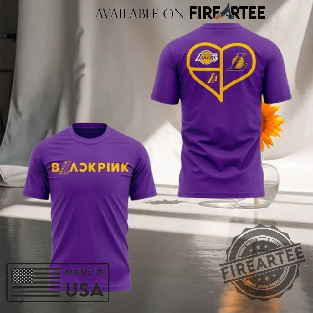 Los Angeles Lakers X Blackpink World Tour 25 Tshirt Hoodie
