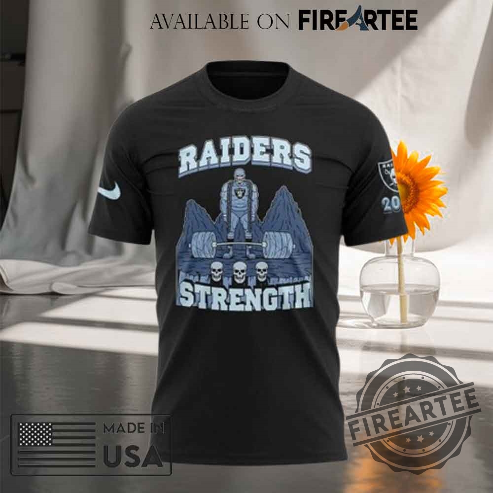 Las Vegas Raiders Strength Tshirt Hoodie