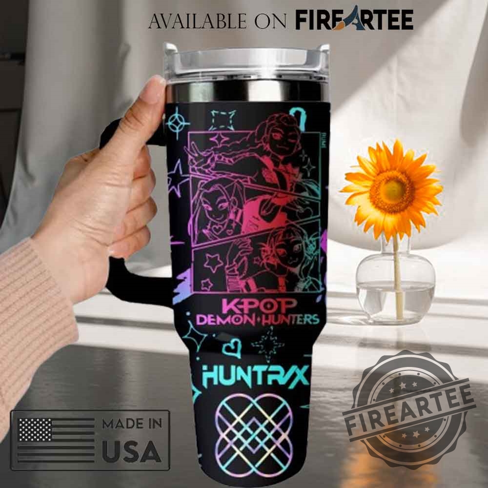 Kpop Demon Hunters Tumbler With Handle Personalized Anime Style Travel Mug 7 K-Pop Demon Hunters Tumbler with Handle Personalized Anime Style Travel Mug