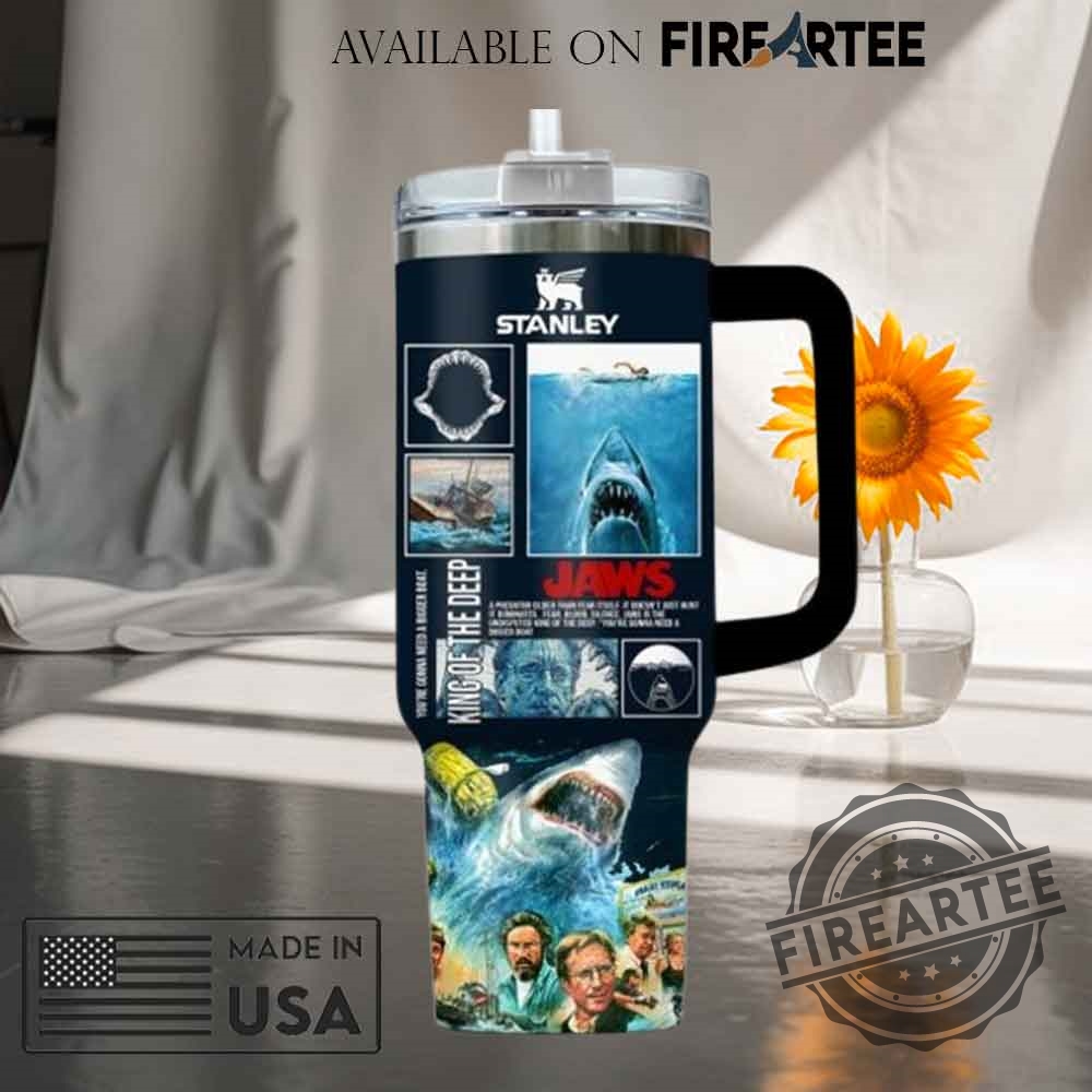 Jaws King Of The Deep Stanley Tumbler 5 Jaws King Of The Deep Stanley Tumbler