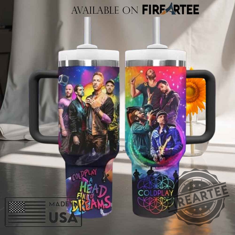 Coldplay A Head Full Of Dream Tumbler Cup