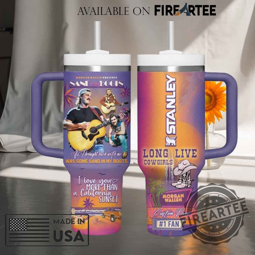 Morgan Wallen Sand In My Boots Custom Tumbler Personalized Fan Mug