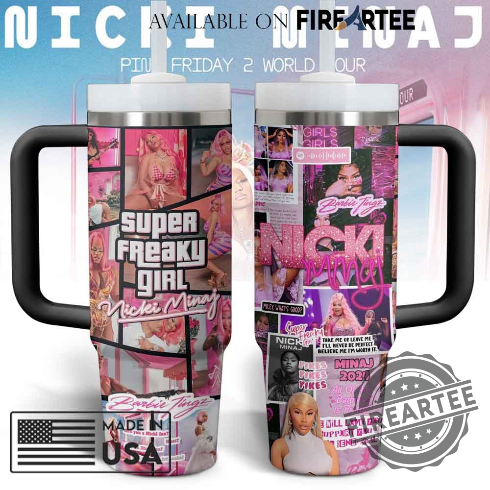 Nicki Minaj Queen Era Custom Tumbler Personalized Barbz Gift