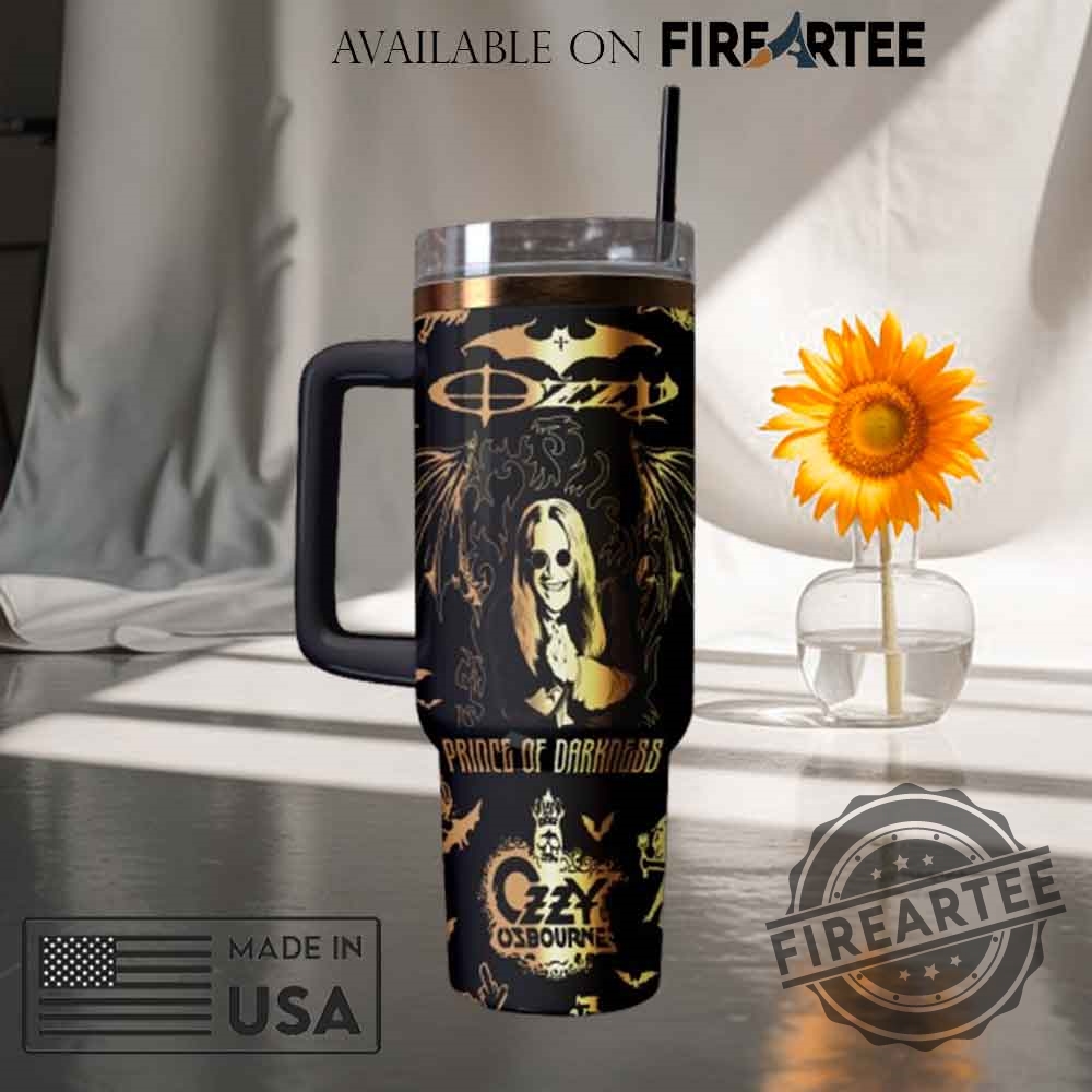 Prince Of Darkness Official Ozzy Merchandise Stanley Style Insulated Mug 5 Prince of Darkness Official Ozzy Merchandise Stanley Style Insulated Mug