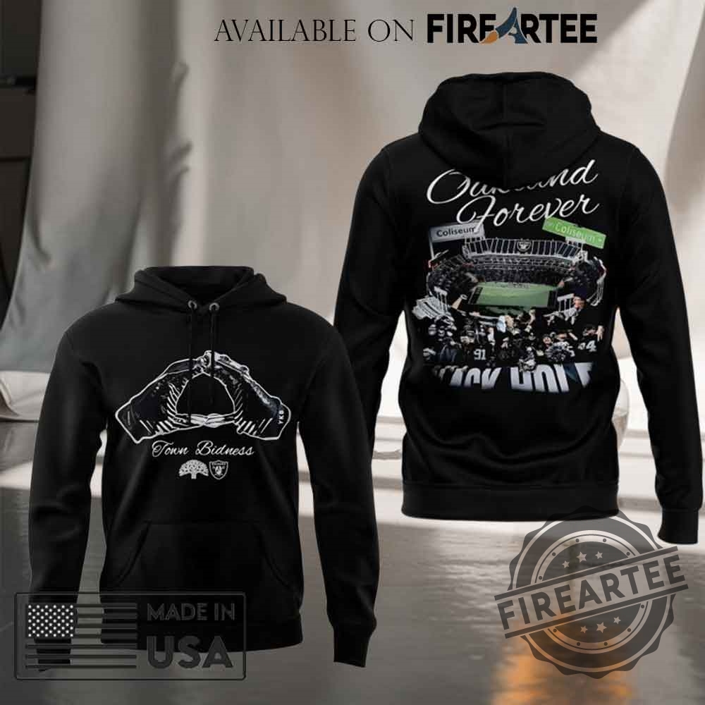 Las Vegas Raiders Oakland Forever Black Hoodie