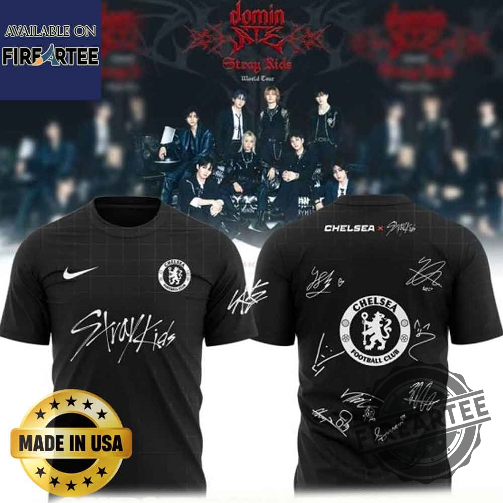 Chelsea F.C X Stray Kids Show Signature Tshirt 5 Chelsea F.C x Stray Kids Show Signature T-shirt