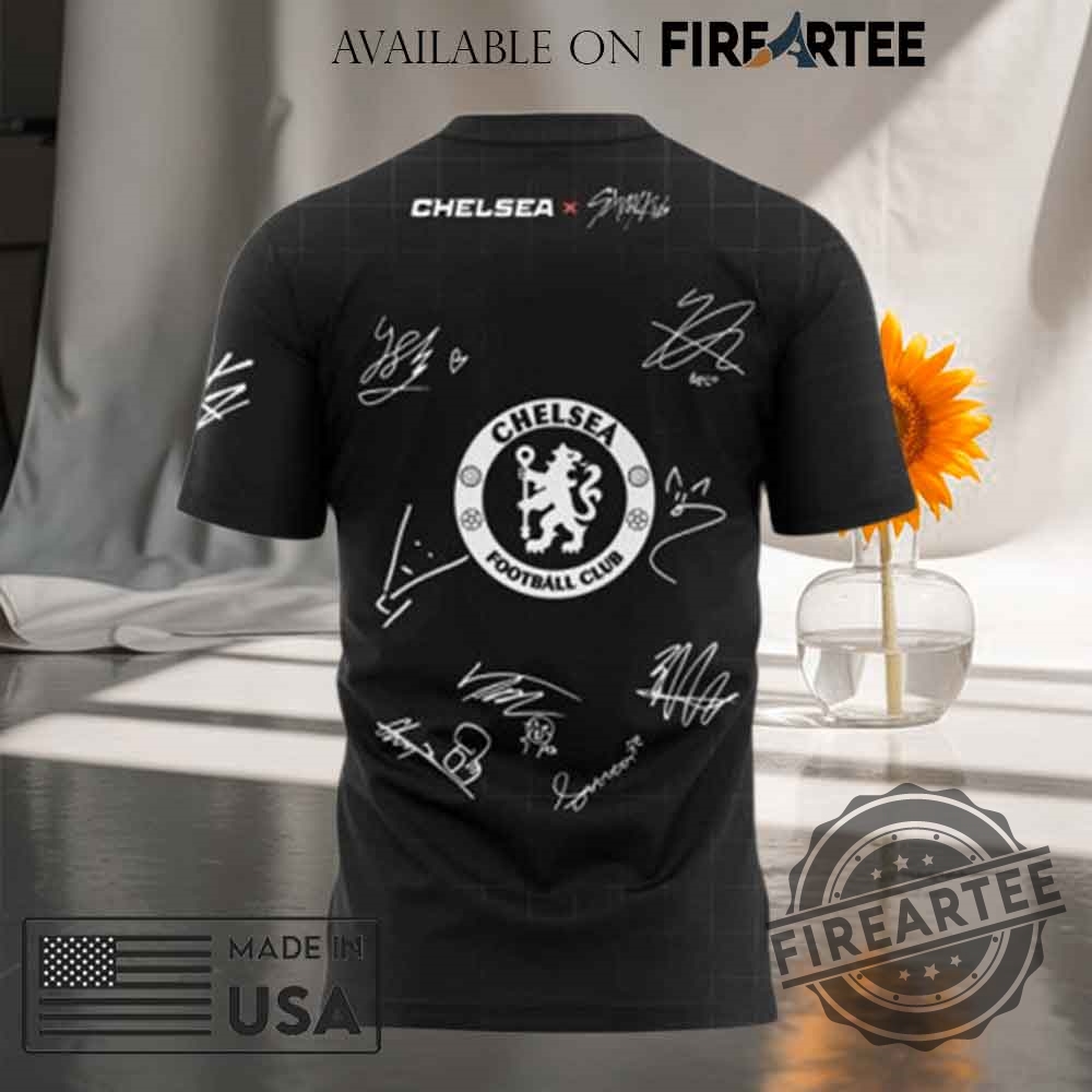 Chelsea F.C X Stray Kids Show Signature Tshirt 6 Chelsea F.C x Stray Kids Show Signature T-shirt