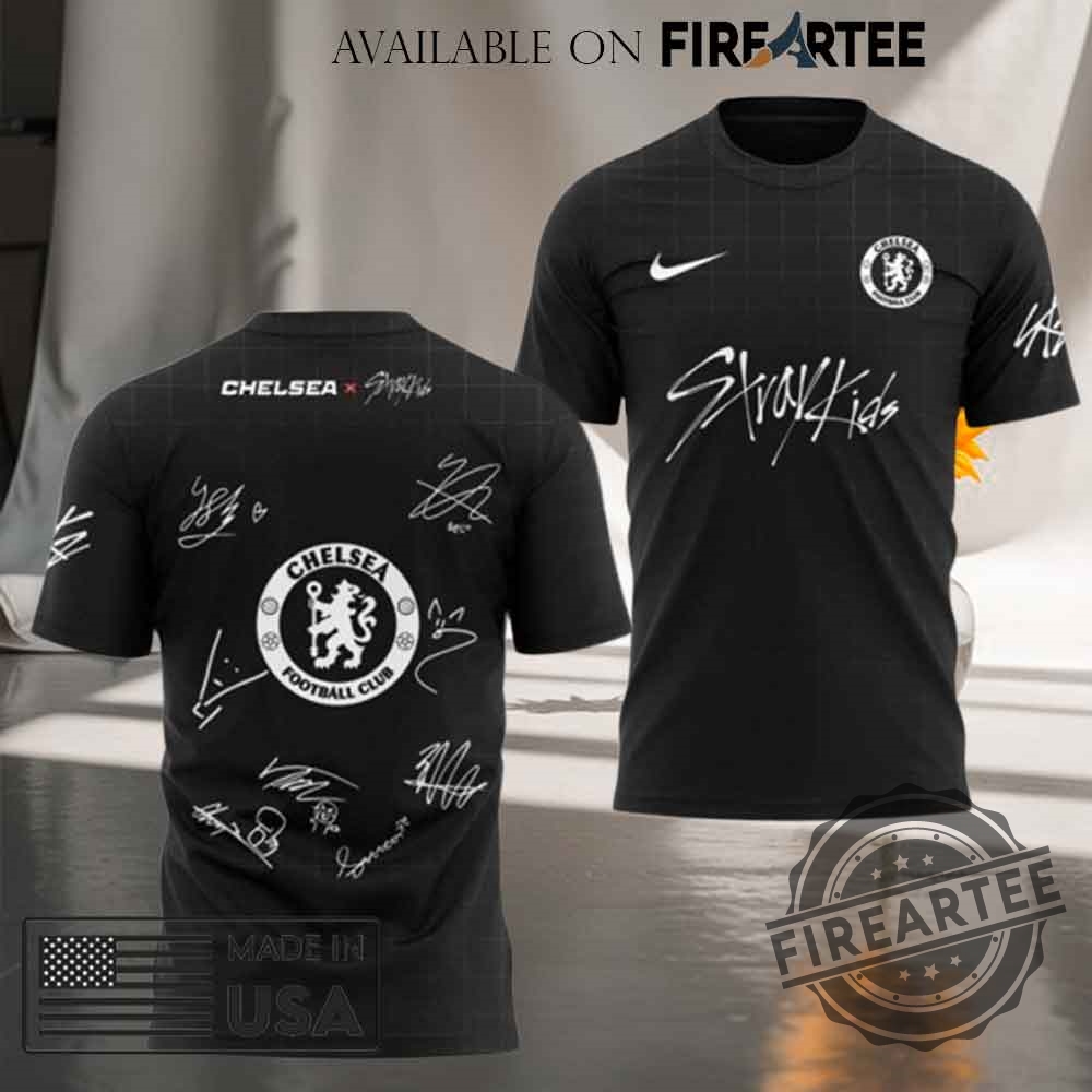 Chelsea F.C X Stray Kids Show Signature Tshirt 7 Chelsea F.C x Stray Kids Show Signature T-shirt