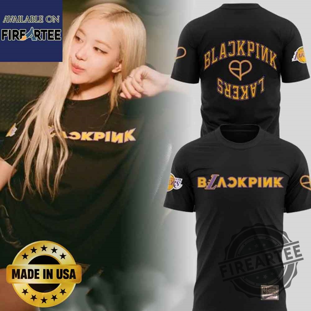 Blackpink Rose X Los Angeles Dodgers Tshirt Hoodie 7 Blackpink Rose x Los Angeles Dodgers T-shirt Hoodie