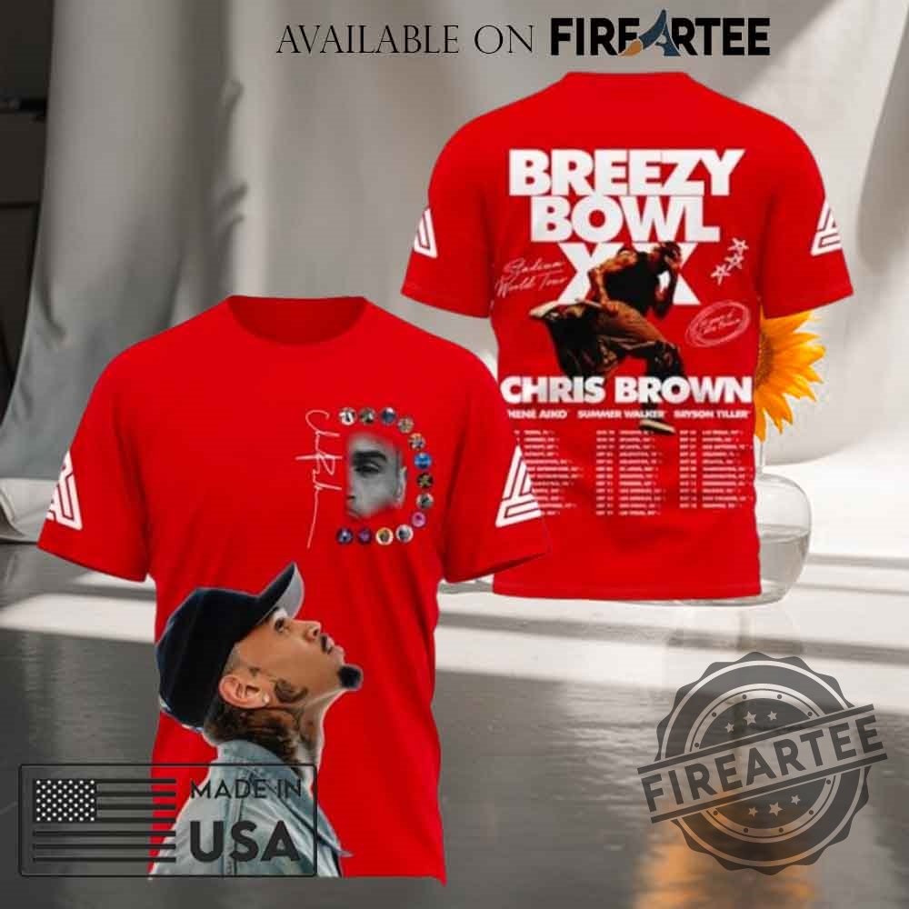 Chris Brown Brezzy Bowl Xx Red Tshirt