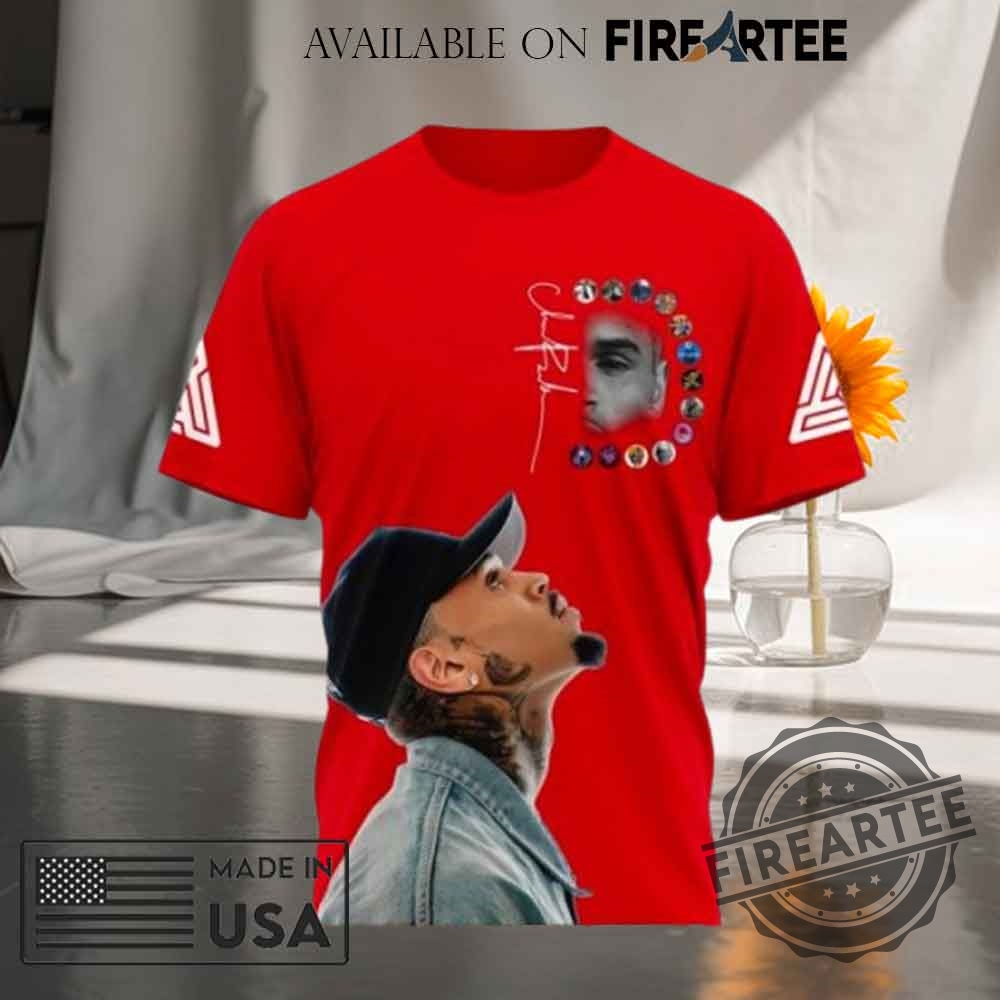 Chris Brown Brezzy Bowl Xx Red Tshirt 4 Chris Brown Brezzy Bowl XX Red T-shirt
