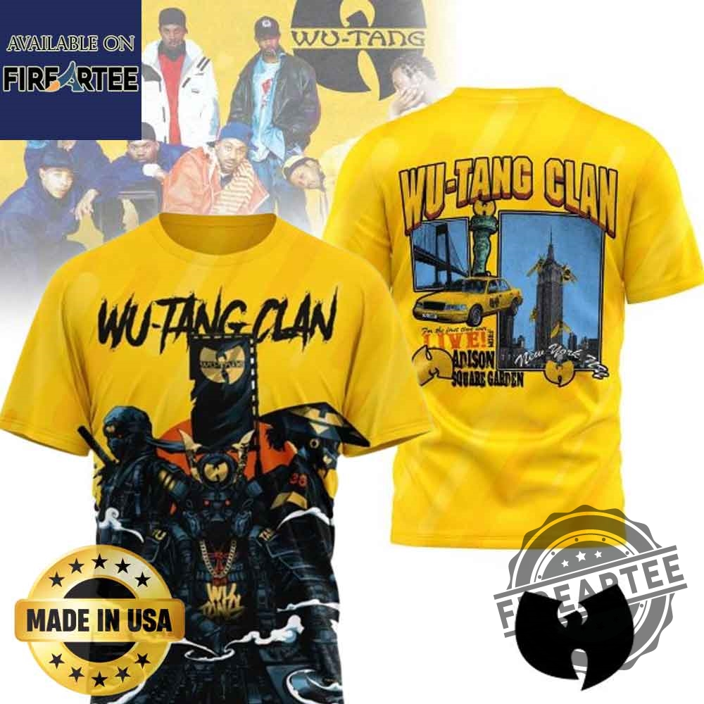 Wu Tang Clan New York Tour 2025 Tshirt