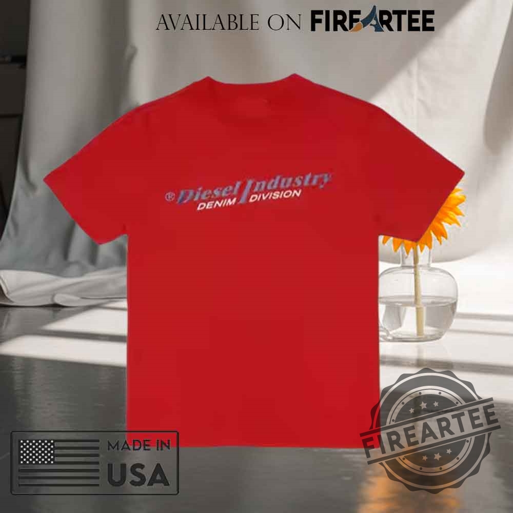 Diesel Industry Denim Division Red Tshirt
