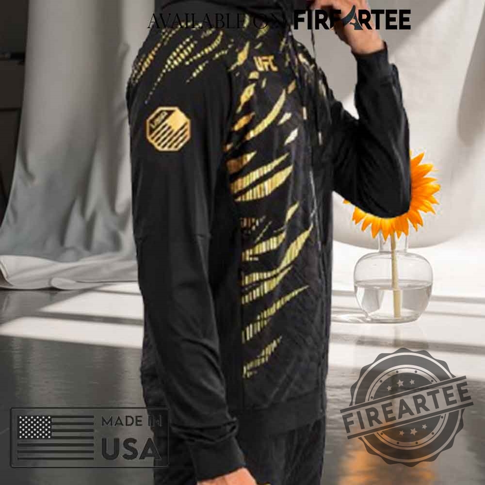 Ufc Fusion Dustin Poirier Fight Night Fullzip Champion Hoodie 3 UFC Fusion Dustin Poirier Fight Night Full-Zip Champion Hoodie