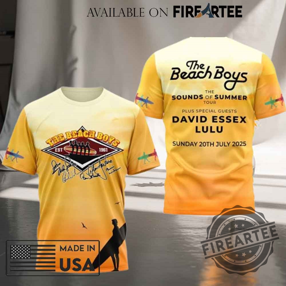 The Beach Boys The Sounds Of Summer Tour 2025 Tshirt