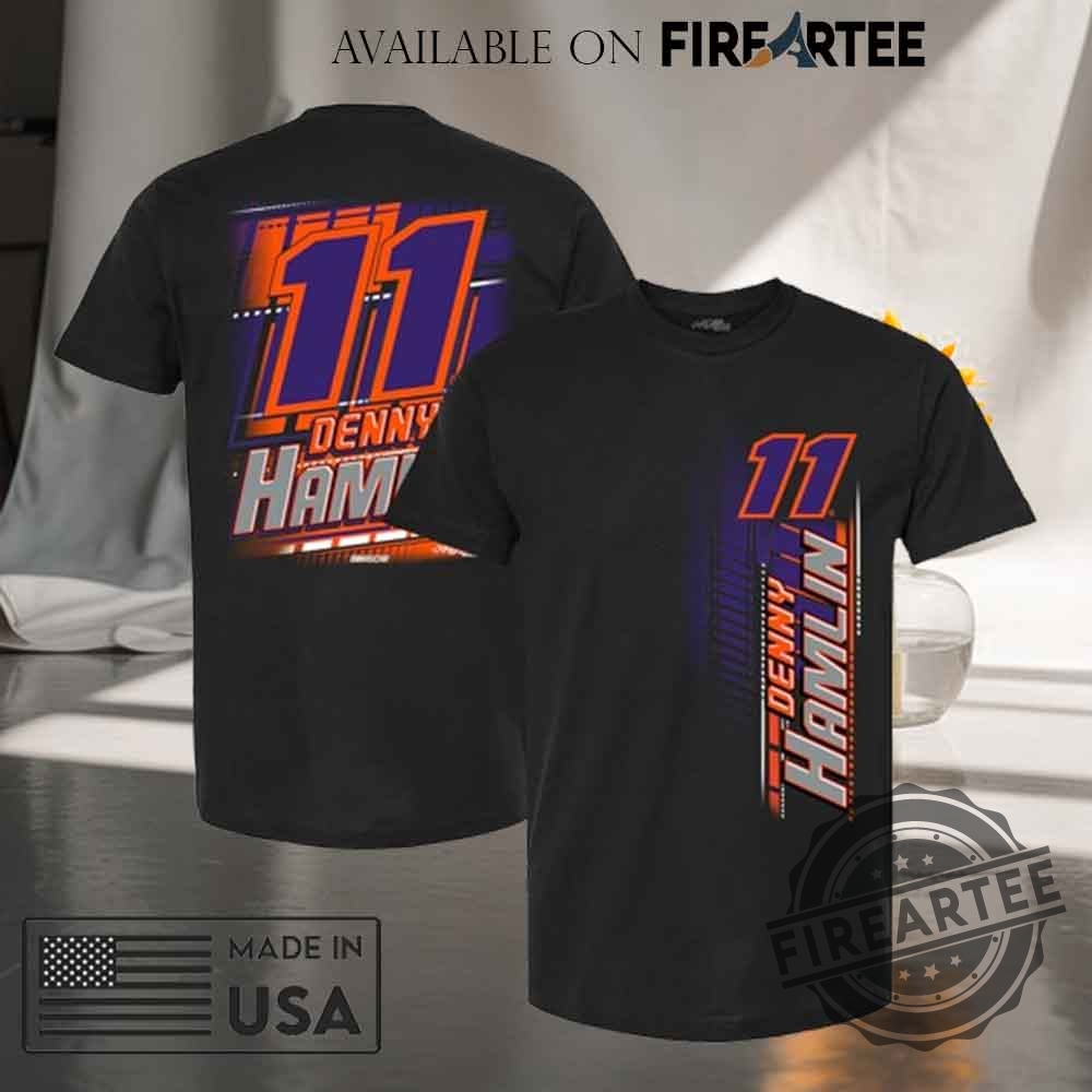 Denny Hamlin Joe Gibbs Racing Team Collection Black Tshirt