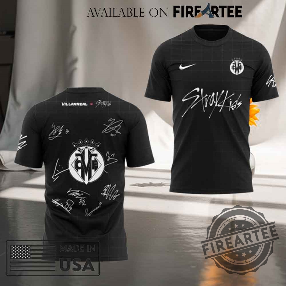 Villarreal Cf Stray Kids Show Signature Tshirt