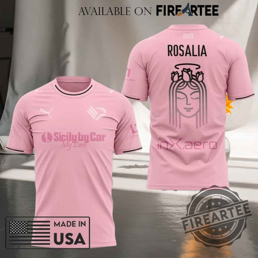 Palermo Fc Rosalia Special Pink Tshirt