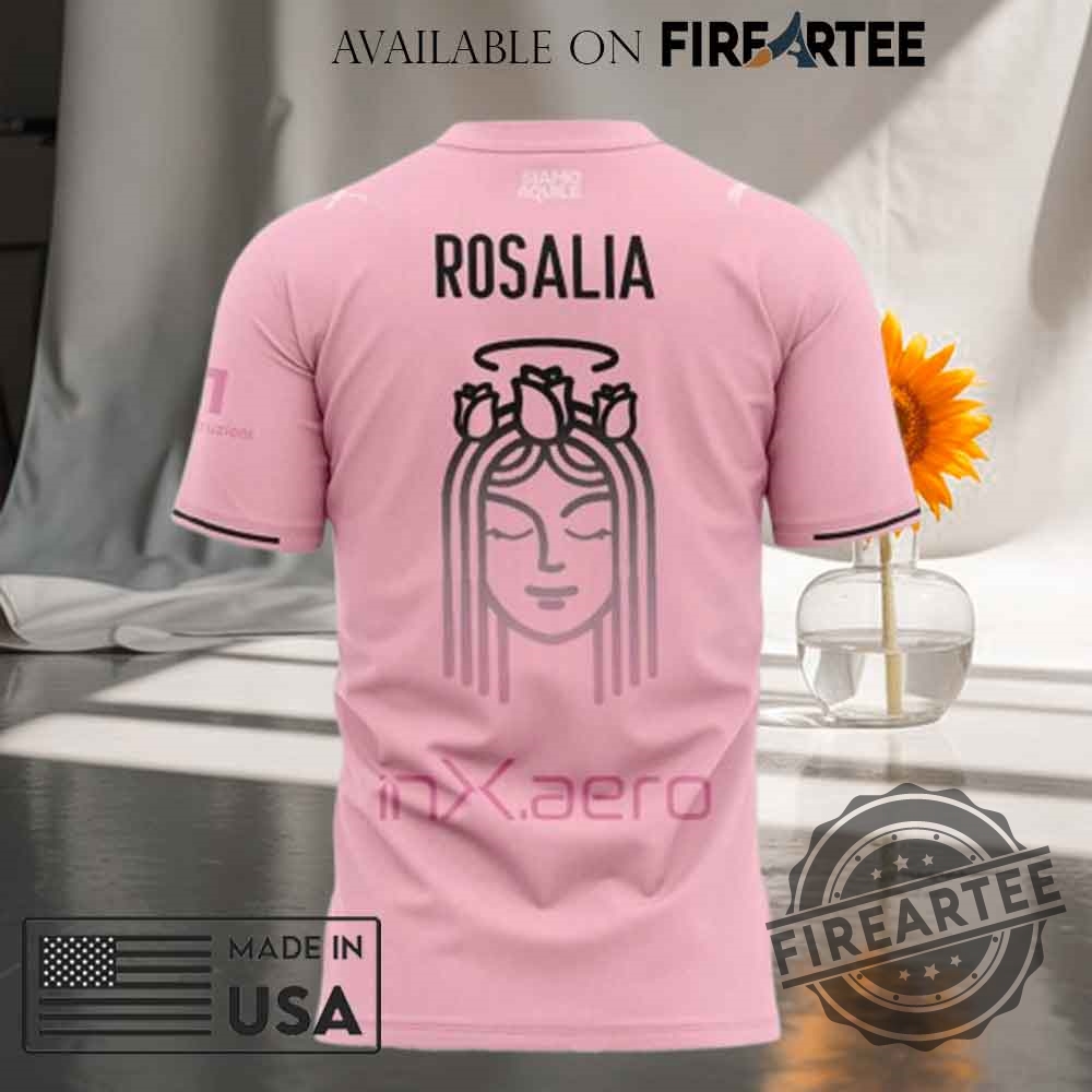 Palermo FC Rosalia Special Pink T-shirt 4 Palermo FC Rosalia Special Pink T-shirt