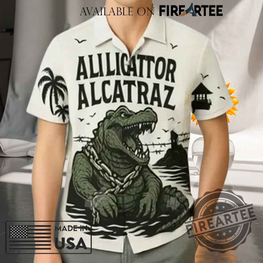 Alligator Alcatraz Hawaiian Shirt