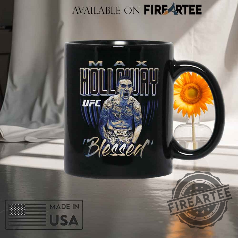 Black Max Holloway Bitmap T-Shirt 7 Black Max Holloway Bitmap T-Shirt