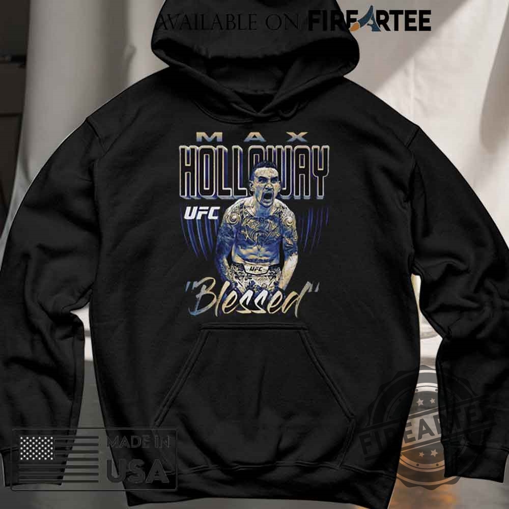 Black Max Holloway Bitmap T-Shirt 8 Black Max Holloway Bitmap T-Shirt