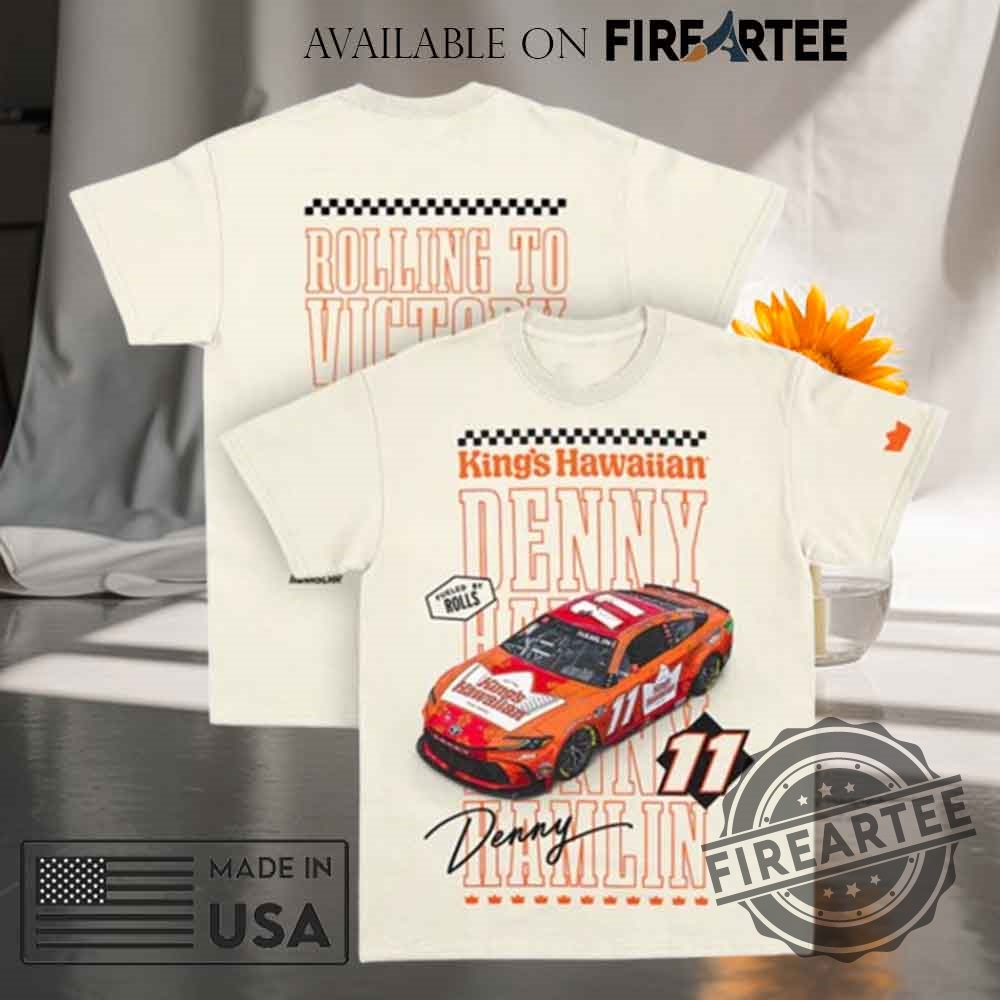 Denny Hamlin 11 Kings Hawaiian Jgr Racing Tshirt Nascar Fan Apparel