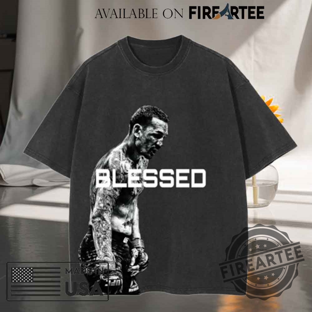 Ufc Max Holloway Black Tee Shirt