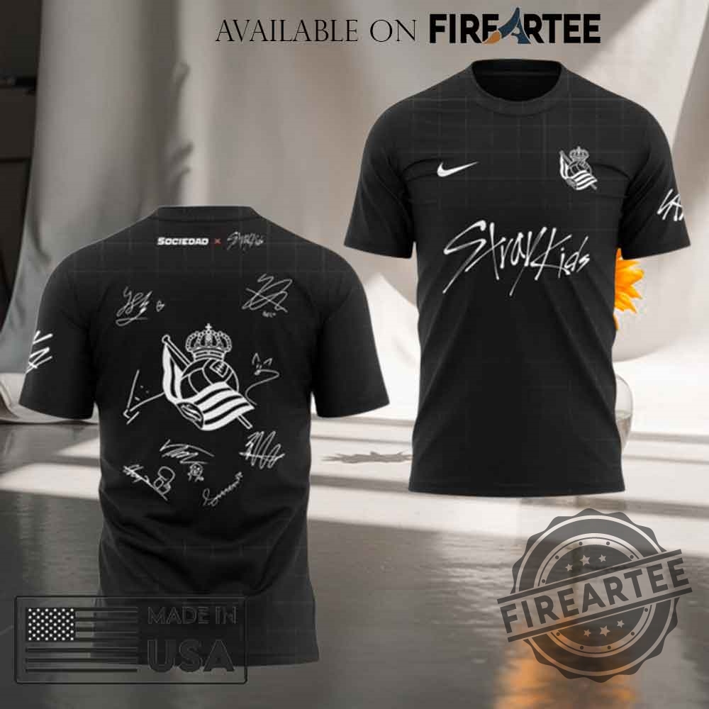 Real Sociedad Stray Kids Show Signature Tshirt