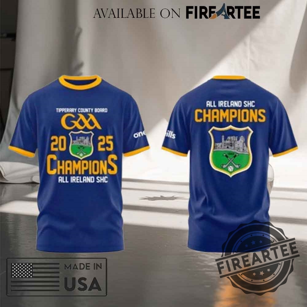 Tipperary County Board Gaa Allireland Champions 2025 Tshirt