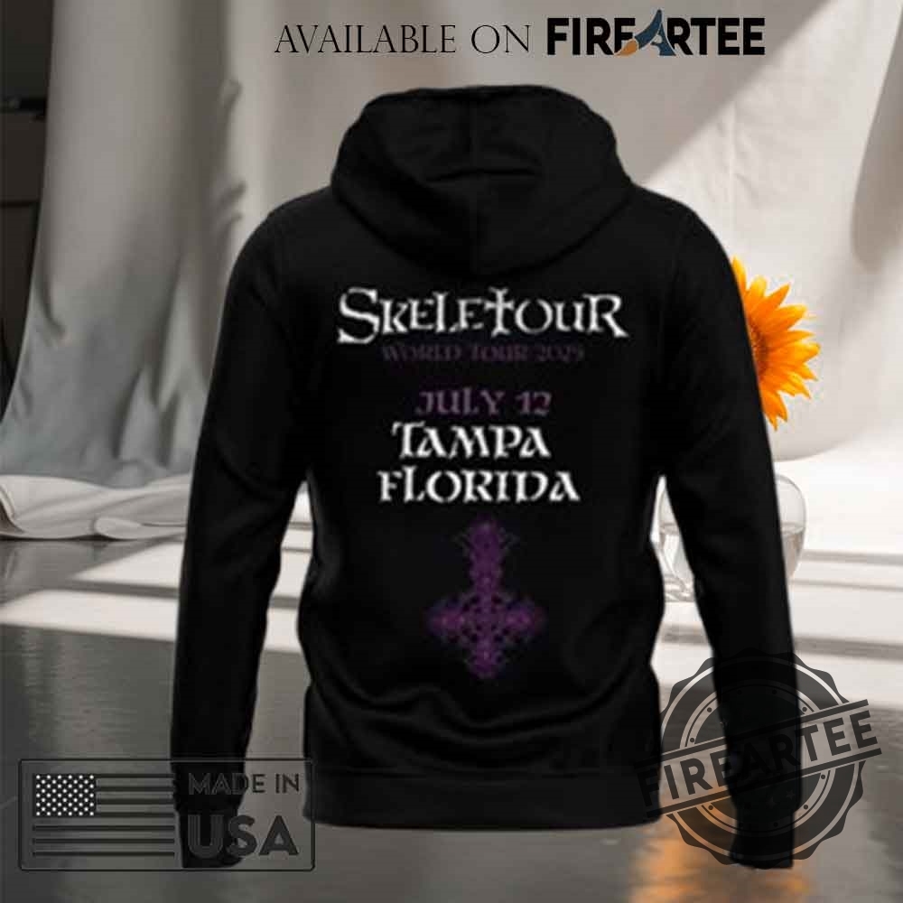 The Band Ghost The Skeletour At Tampa Hoodie 5 The Band Ghost The SKELETOUR At Tampa Hoodie