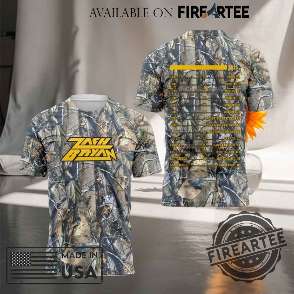 Zach Bryan Tour Schedule Show 2025 Camo Tshirt 7 Zach Bryan Tour Schedule Show 2025 Camo T-shirt