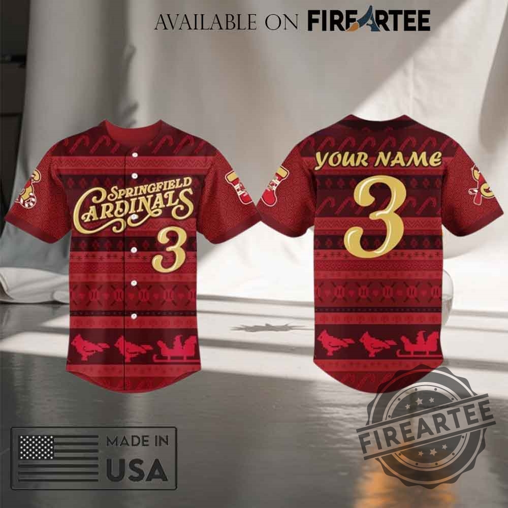 Springfield Cardinals New 2025 Christmas Limited Jersey