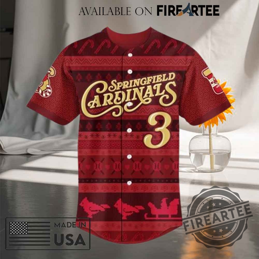 Springfield Cardinals New 2025 Christmas Limited Jersey 5 Springfield Cardinals New 2025 Christmas Limited Jersey