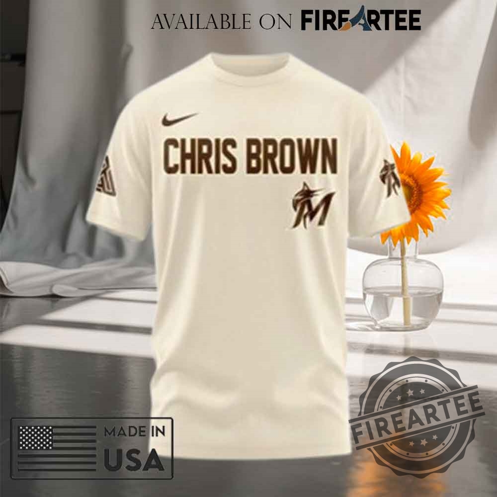 Miami Marlins x Chris Brown BREEZY BOWL 2025 T-shirt 6 Miami Marlins x Chris Brown BREEZY BOWL 2025 T-shirt