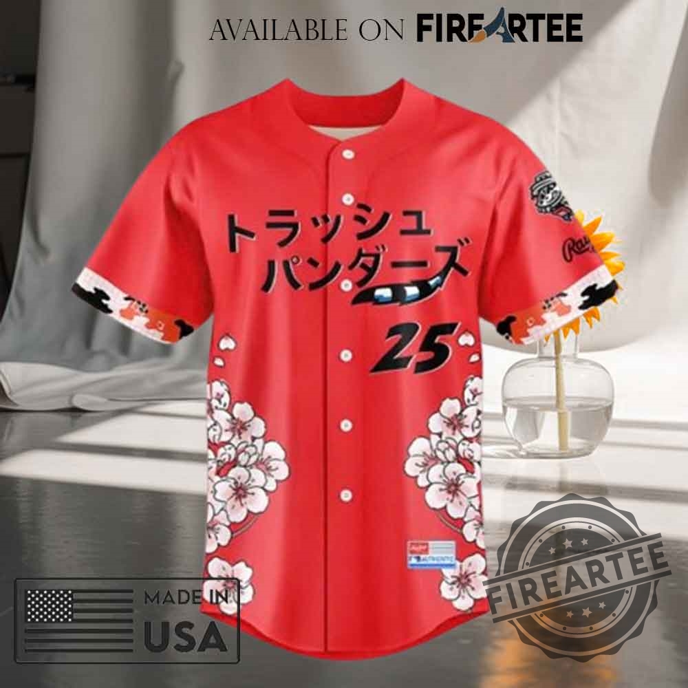 Personalized Trash Pandas X Japanese 2025 Baseball Jersey 5 Personalized Trash Pandas x Japanese 2025 Baseball Jersey