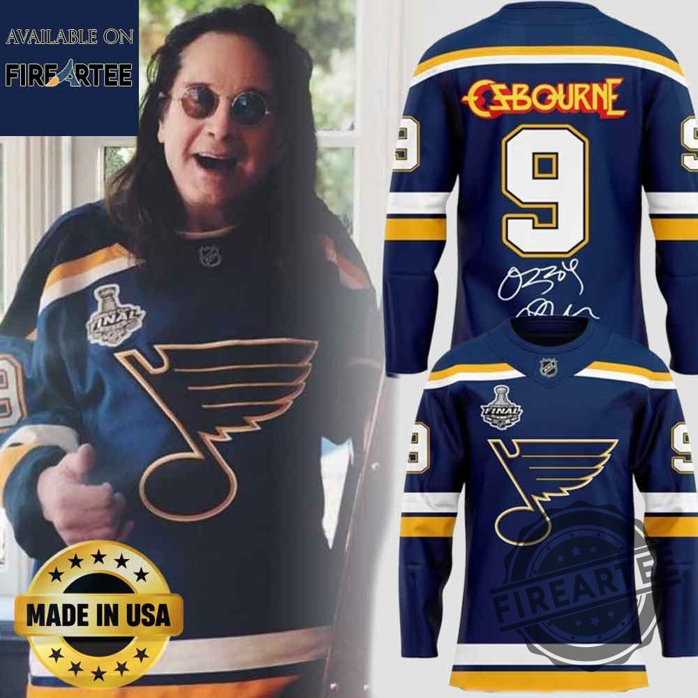St.Louis Blues Ozzy Osbourne Memories 2025 Hockey Jersey