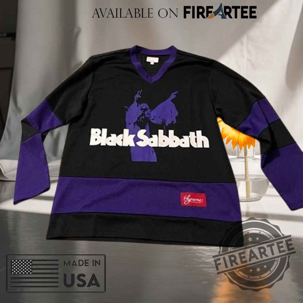 Supreme Black Sabbath Hockey Jersey