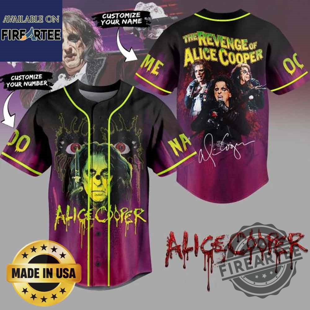 Alice Cooper The Revenge 2025 Jersey