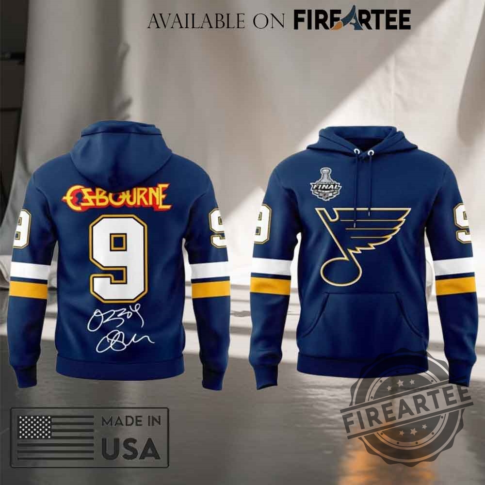 St.Louis Blues Ozzy Osbourne Memories 2025 Hoodie