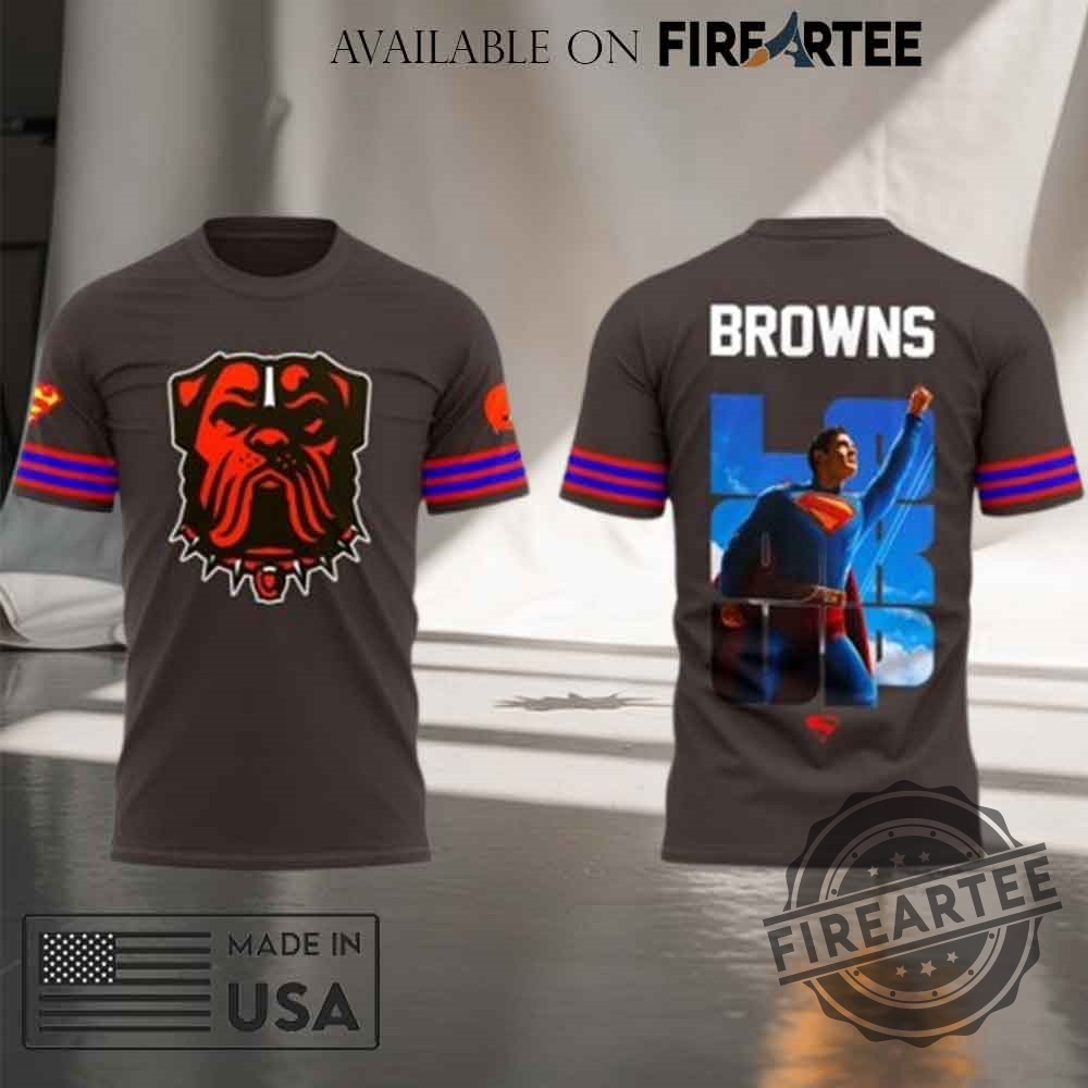 Cleveland Browns X Superman Tshirt