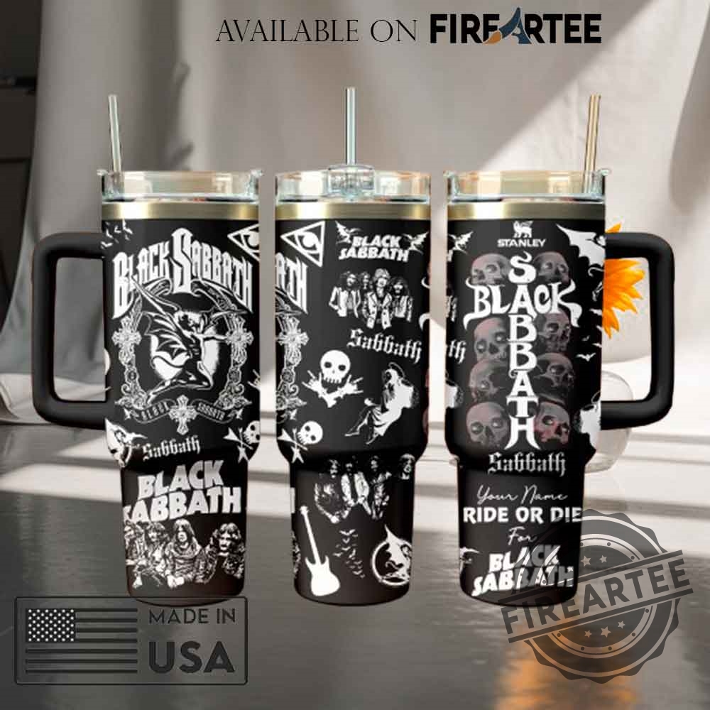 Black Sabbath Custom Stanley Tumbler Rock Music Drinkware 5 Black Sabbath Custom Stanley Tumbler Rock Music Drinkware
