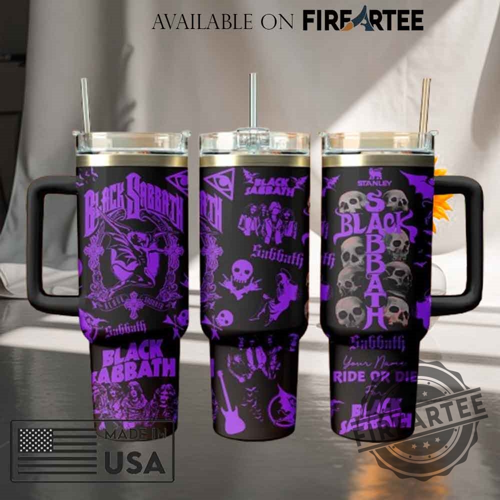 Personalized Black Sabbath Ride Or Die Travel Stanley Tumbler 6 Personalized Black Sabbath Ride Or Die Travel Stanley Tumbler