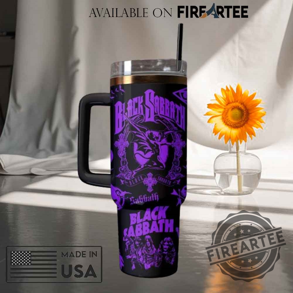 Personalized Black Sabbath Ride Or Die Travel Stanley Tumbler 7 Personalized Black Sabbath Ride Or Die Travel Stanley Tumbler