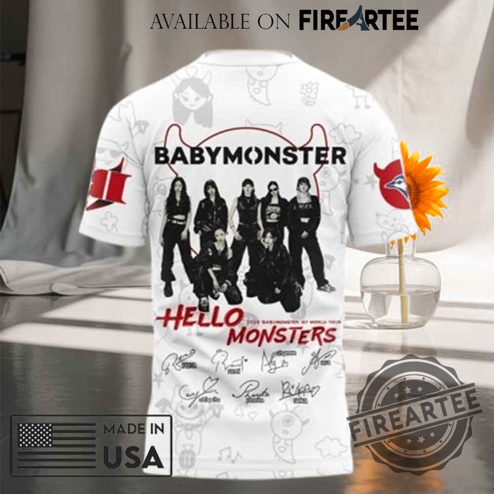 Babymonster 1st World Tour 2025 x Toronto Blue Jays Signature T-shirt Hoodie 6 Babymonster 1st World Tour 2025 x Toronto Blue Jays Signature T-shirt Hoodie