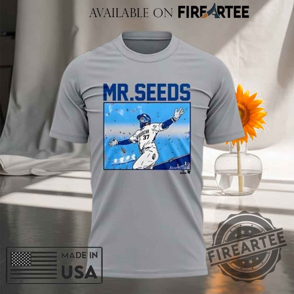 Los Angeles Dodgers Mr.Seeds Number 37 Special 2025 T-shirt Double Sided 4 Los Angeles Dodgers Mr.Seeds Number 37 Special 2025 T-shirt Doouble Sided
